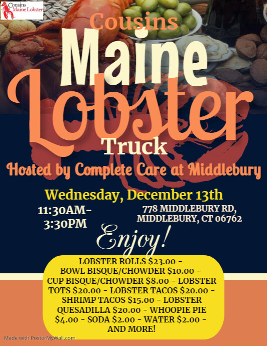 Lobster Fest Flyer PosterMyWall