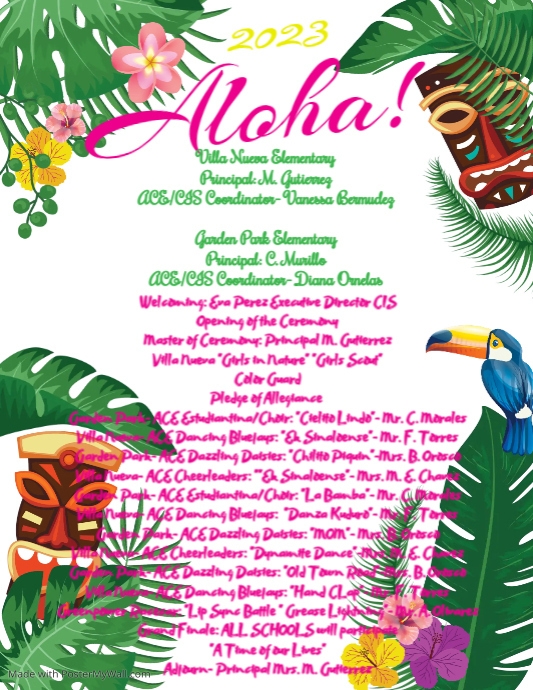 Hawaiian Party Template | PosterMyWall Hawaiian Party Template | PosterMyWall