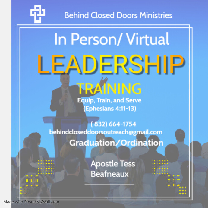 Leadership Training Instagram Post template