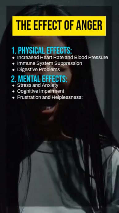Effect Of Anger Instagram Reel template