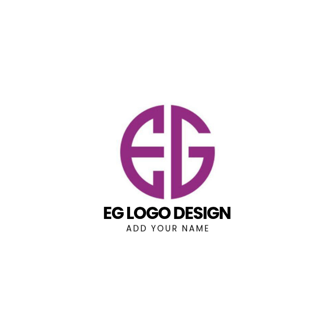 EG Logo Design Logo Template | PosterMyWall