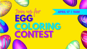 Egg coloring contest Video Sampul Facebook (16:9) template