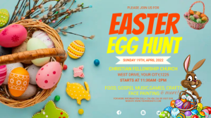 Egg hunt 数字显示屏 (16:9) template