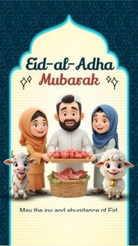 Eid, event,eid-ul-adha Historia de Instagram template