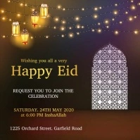 Eid, Ramadan Video, Ramadan, Ramadan Kareem Isikwele (1:1) template