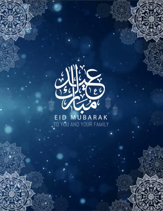 Eid, Ramadan Instagram post,Chand Raat Flyer (US Letter) template