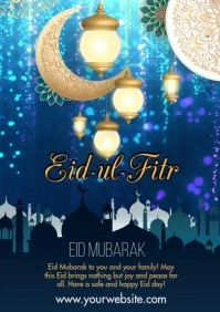 Eid A2 Video Flyer Template