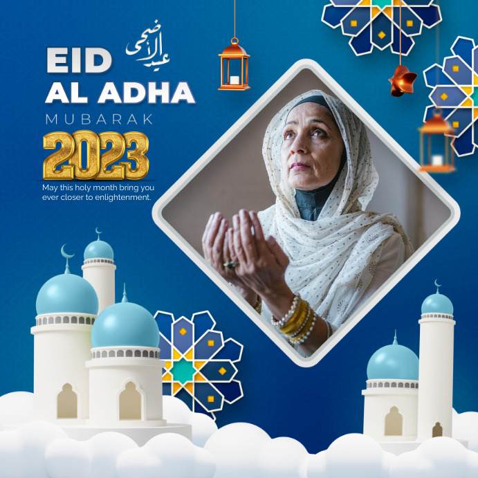 Eid Al Adha 2023 Publicação no Instagram template