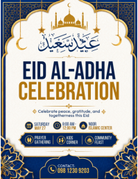 Eid Al-Adha Celebration Pamflet (VSA Brief) template