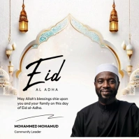 Eid Al Adha Pos Instagram template
