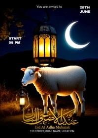 EID AL ADHA A6 template