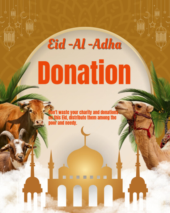 Eid AL ADHA Instagram Portrait template