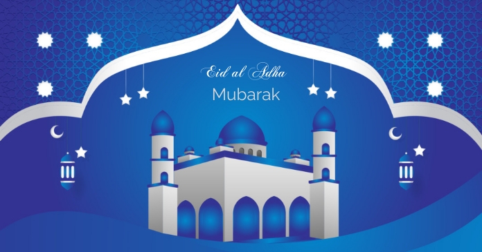 Eid al Adha Facebook Gedeelde Prent template