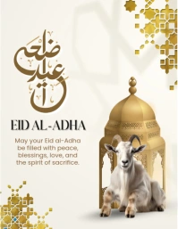 Eid Al Adha Flyer (us Letter) template