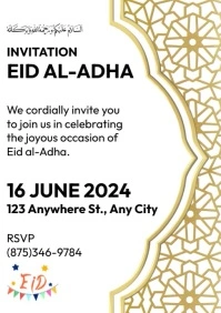 Eid Al Adha Invitation A4 template