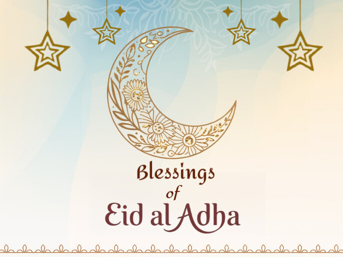 Eid al-Adha Mubarak 18 Apresentação template