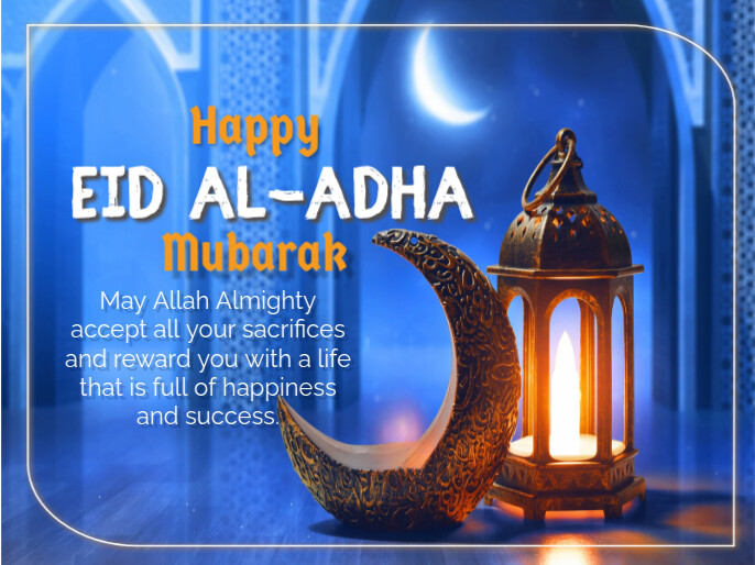 Eid al-Adha Mubarak 31 Apresentação template
