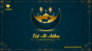 EID AL ADHA MUBARAK Twitter Plasing template