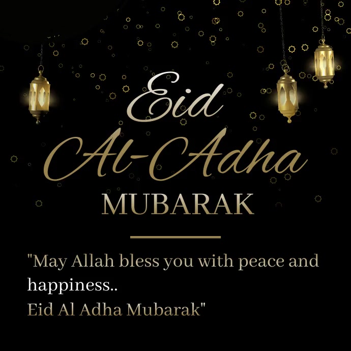 Eid Al Adha Mubarak Template Postermywall