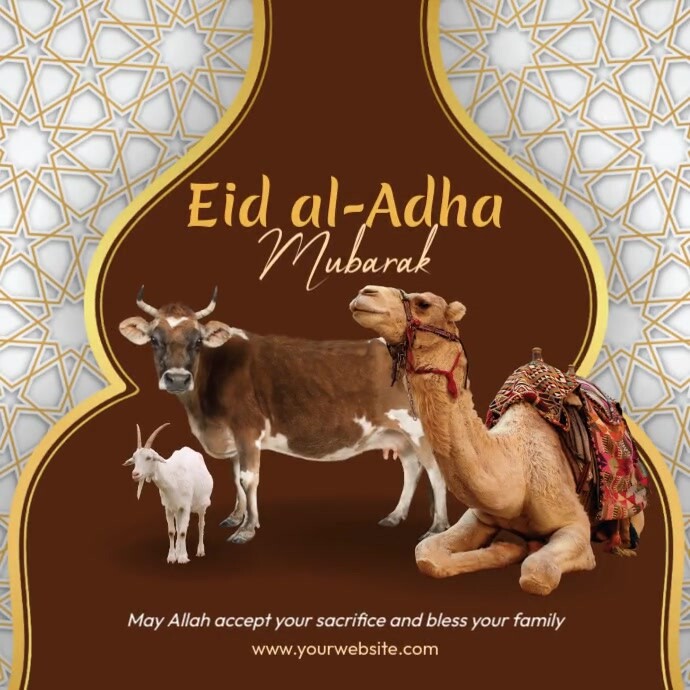 eid al adha mubarak template Instagram Post