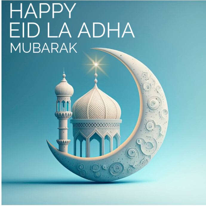 Eid Al Adha POST 徽标 template