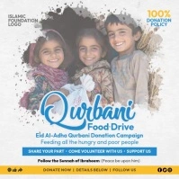 Eid Al Adha Qurbani Donation Camp Template Publicación de Instagram