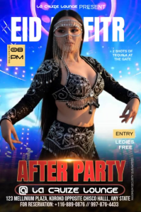 EID AL- FETR AFTER PARTY Poster template