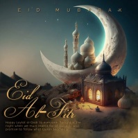 Nero Eid Celebration Wpis na Instagrama Template