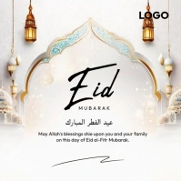 Eid al-Fitr Mubarak poster template