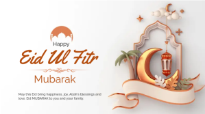 Eid Al fitr wishes template Presentation (16:9)
