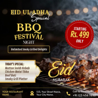 Eid Barbecue Festival Event Ad Post Template Instagram-opslag