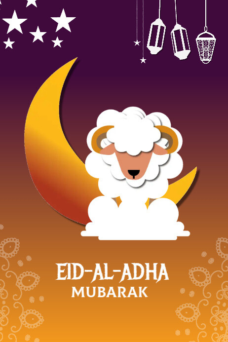 Eid celebration Banner template