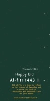 Eid celebration Roll Up Banner 3' × 6' template