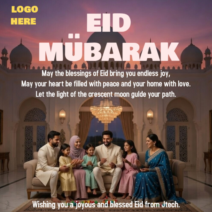 Eid Celebration Instagram Post Template | PosterMyWall