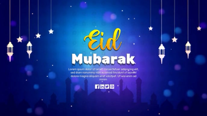 Eid Digitale Vertoning (16:9) template