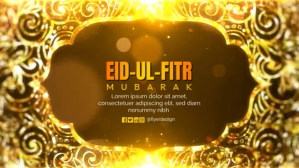Eid Digitalanzeige (16:9) template
