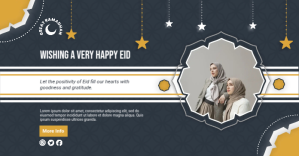 Negro Eid Celebration Ibinahaging Larawan sa Facebook Template