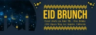 Black Brunch Eid Mubarak Design template