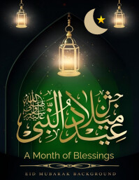 EID MILAD UN NABI Flyer (US Letter) template