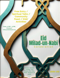 Eid Milad-un-Nabi Geometric Harmony Flyer Template for Religious Events
