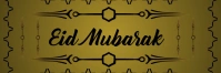 Eid Mubarak! Banner 2 x 6 template