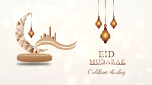 Blanco Eid Celebration Post sa Twitter Template