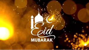 Eid Mubarak Twitter Post template