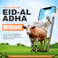 eid mubarak Instagram-opslag template