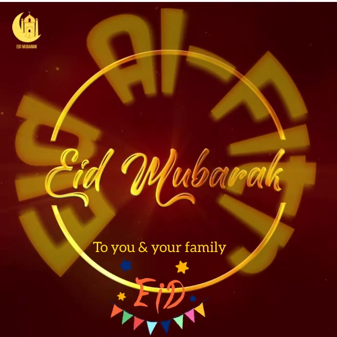 EID Mubarak Square (1:1) template