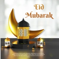 Eid Mubarak Carré (1:1) template