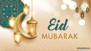 eid mubarak Twitter Post template