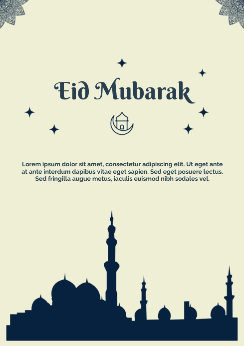 Eid Mubarak Template PosterMyWall