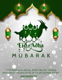 eid mubarak Flyer (US-Letter) template
