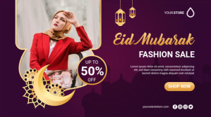 Viola Eid Fashion Sale Digitale Vertoning Template